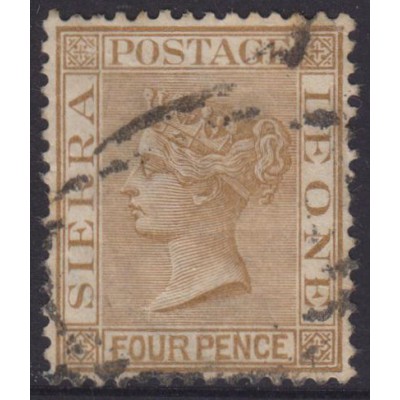 Reina Victoria 4 peniques